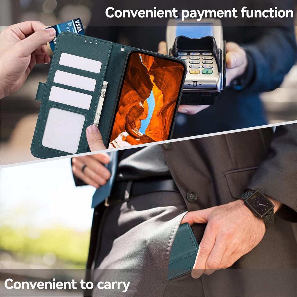 For Motorola Moto G56 5G Case RFID Blocking Flip Leather Phone Cover