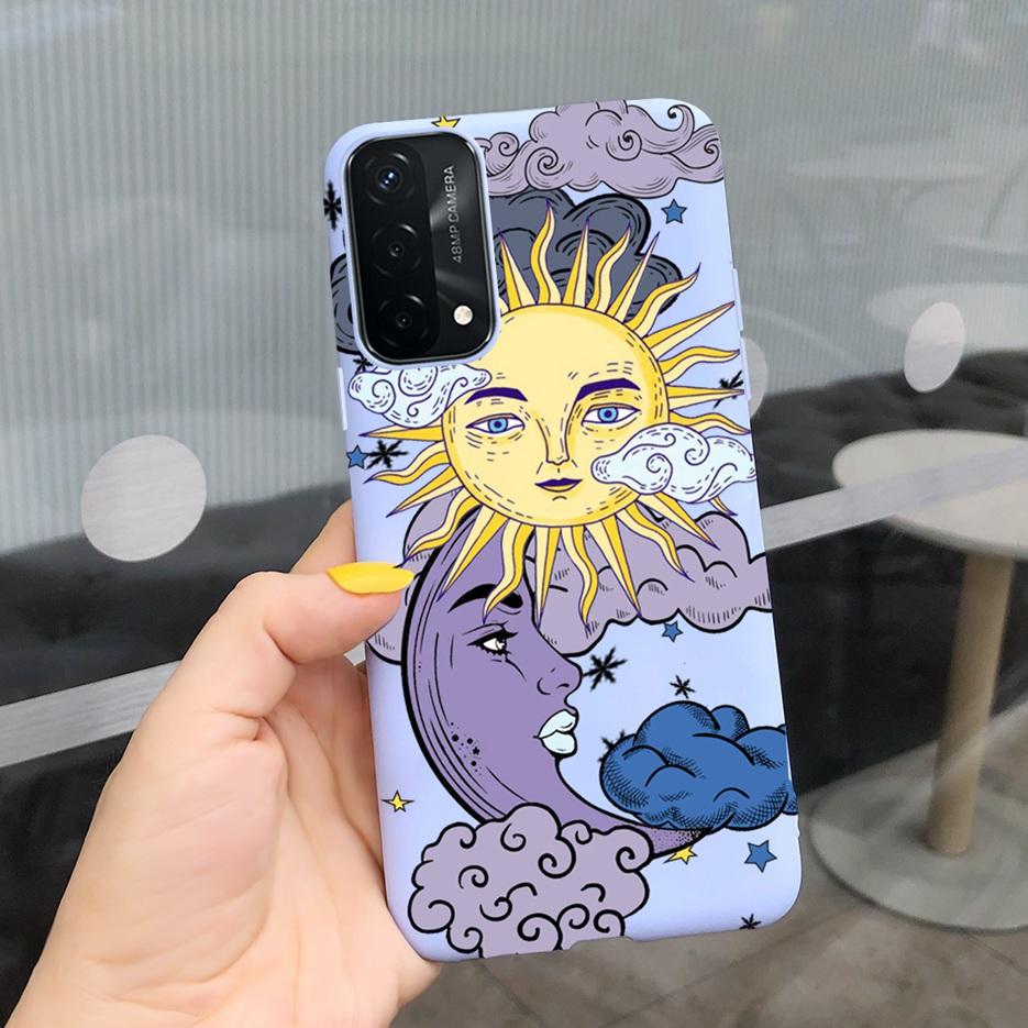 For Oppo A74 4G Case CHP2219 New Fashion Soft Silicone Phone Back Cover For Oppo A74 5G OppoA74 A 74 Cases Fundas Cartoon Bumper
