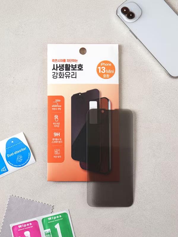 Сделано в Корее Daiso Защитная пленка для конфиденциальности iPhone 13 Mini