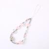 Clear Pearl Bow Cell Phone Chain Cute Luggage Pendant Fashion Anti-Lost Phone Chain