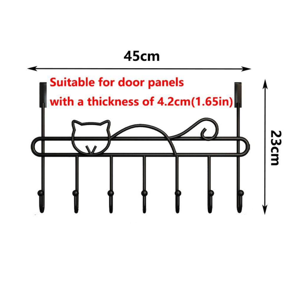 Хорошая несущая дверь Крючок Непрокалываемая вешалка для полотенец Высококачественная одежда Крючок для головных уборов