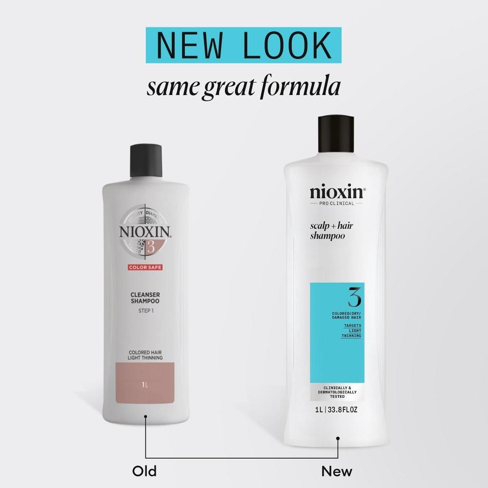 Nioxin Scalp + Hair Thickening System 3 Шампунь 33,8 унции