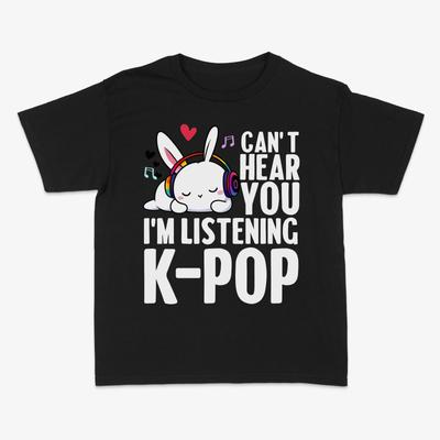 Не слышу тебя, я слушаю K-Pop Футболка, Милый Подарок Для Любителя K-pop, Кореобо
