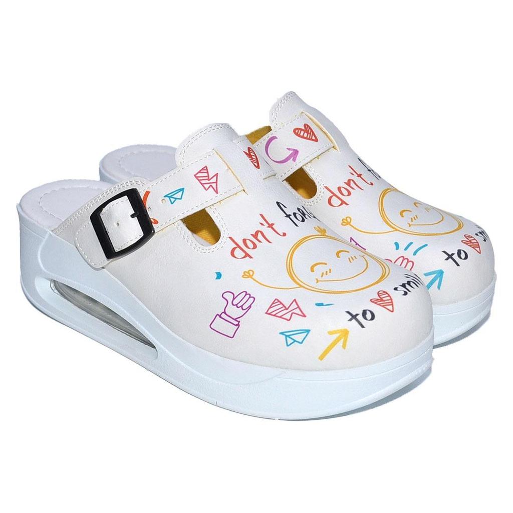 Ортопедические женские медицинские сабо — противоскользящие, удобные