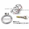Chastity Belt for Men Stainless Steel Chastity Lock Cock Ring Penis Chastity Device Restraint SM Training Play Penis Restraint Male Chastity Bondage