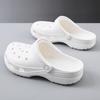 Hole Shoes Men's Summer New Thick-soled Heightened Bag Head Drag New Non-slip Outer Wear Breathable Advanced Sandals