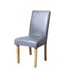 1/2/4/6 Pcs Waterproof PU Dining Chair Cover Solid Color Stretch Chair Protector Covers For Dinging Living Room