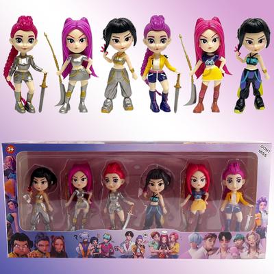 НОВЫЙ Аниме Клинок Рассекающий Демонов K-pop Фигурка Модель Игрушка Мультяшные Игровые Периферийные Устройства Украшение Стола Коллекционные Фигурки Модель Игрушка Для Ребенка