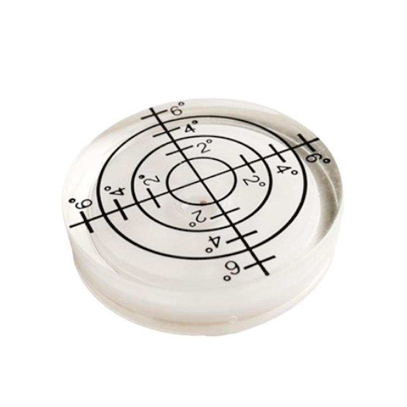32*7MM Mini Portable Bubble Level Slope Measuring Instrument Tool Degree Marked Plastic Horizontal Bead ADM