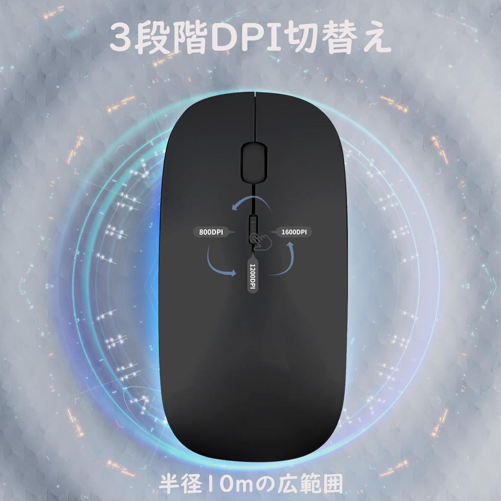 Мышь Bluetooth перезаряжаемая беспроводная мышь тихая перезаряжаемая тонкая маленькая беспроводная мышь режим 3DPI высокая точность портативная совместимая с TELEC