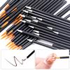 Eyeshadow Brush Nail Stroke Brush Small Beauty Brush 50 Pack Of Portable Nail Tools