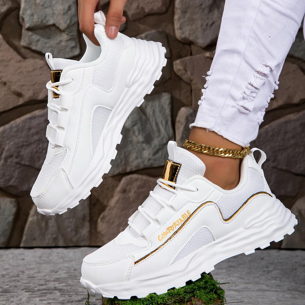 TUINANLE Кроссовки женские туфли на платформе кроссовки женские массивные белые кроссовки