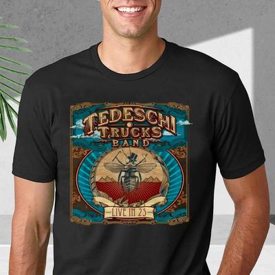Tedeschi Trucks Band Тур_2026 Унисекс Черная Футболка S-3XL Q3097