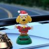 Для общего рождественского солнечного танца игрушки | мультяшная кукла-танцовщица с качающейся головой | автомобильные танцевальные игрушки украшения для автомобильного стола дома