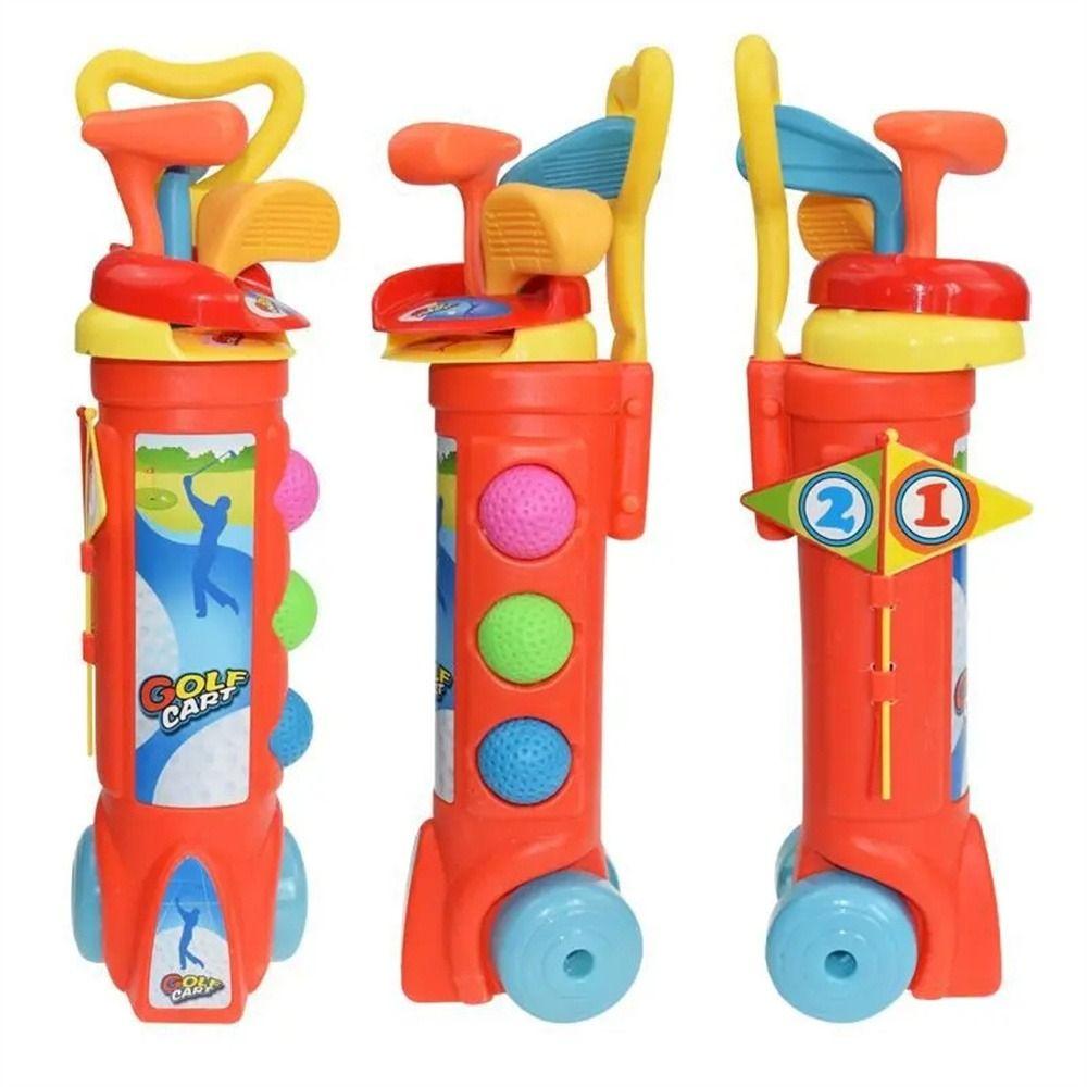 Multicolor Ball Golf Set Toys Early Educational Children's Practice Golf Indoor Outdoor