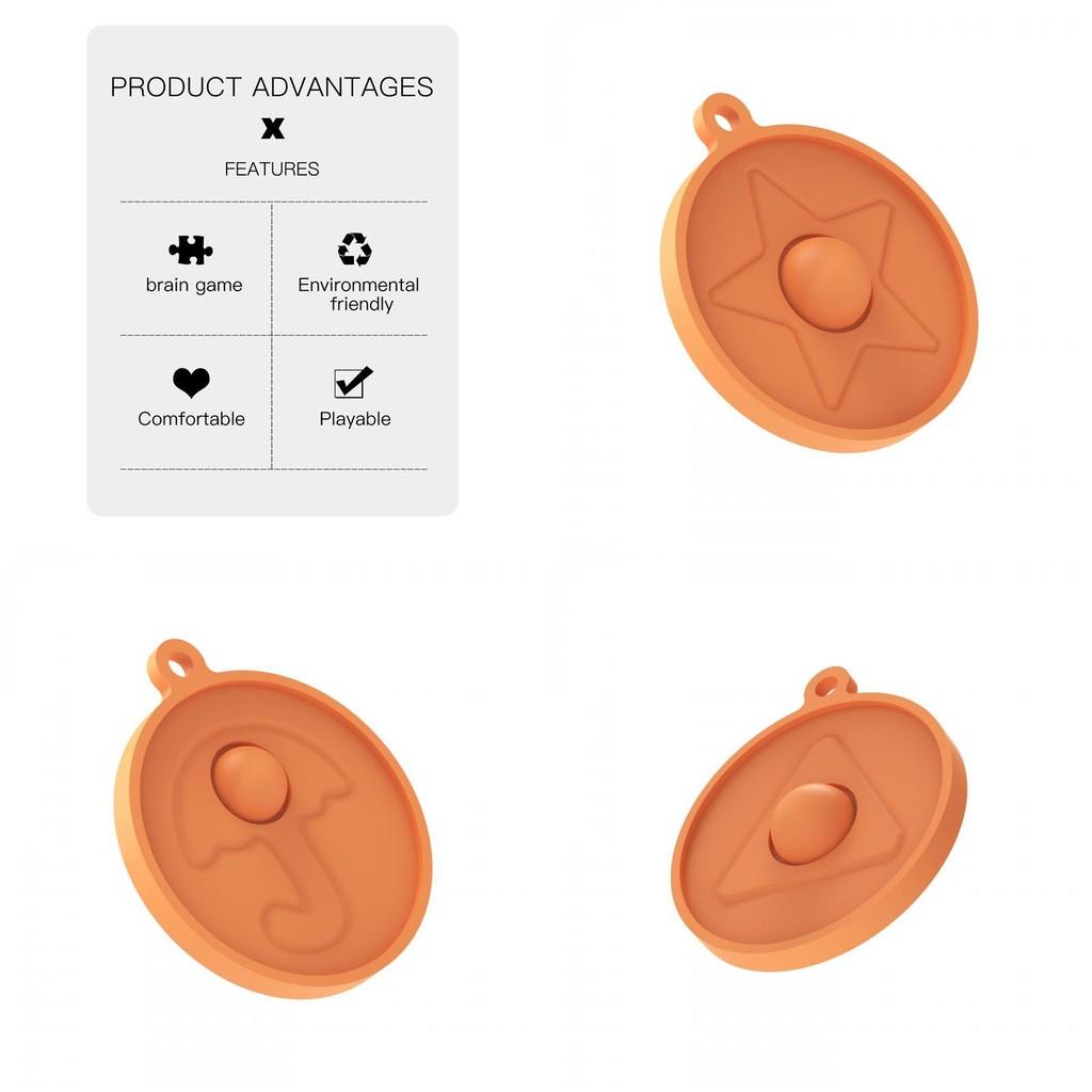 Игра в кальмара Поп Ит Простая ямочка Пузырьковый брелок-подвеска Непоседа для снятия стресса Веселье