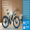 Ebike BLJ DP-2603 3000W Dual Motor 48V 25AH Battery, Front and Rear Shock Absorption, 26-inch Snow Tires, Adult E-Bicycle.