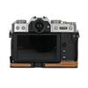 Сумка для камеры XT30 Чехол на половину корпуса из ПУ кожи для Fujifilm XT30 Fuji X-T30 XT30II XT10 XT20 Открывающийся отсек для батареи Нижняя крышка