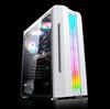 EVESKY ATX Gaming Case with Full-Side Transparent Panel and RGB Water Cooling