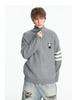Simple basic lazy style stand up collar cardigan sweater autumn new knitwear