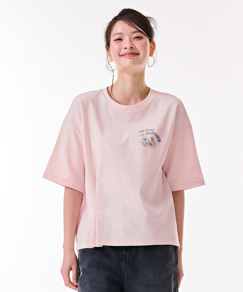 CHASECULT Women'S Modulated Hem Short Sleeve T-Shirt-Dbrg5879D0P