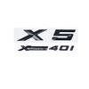 ABS 3d New Style XDrive Alphanumeric Trunk Emblem Sticker for BMW X5 - 28i 30i 35i 40i 48i 50i 30d All-Wheel Drive Badge yi2