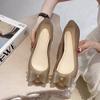 2024 New Versatile Fashion Casual Jelly Shoes with Anti Slip Soft Sole Fish Mouth Baotou Sandals for Women