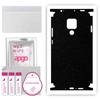 apgo Protective Skin Sticker for the Back+sides Compatible with Huawei Mate 20 X, Full Wrap Film, Foil, Vinyl - Pattern Matte Black