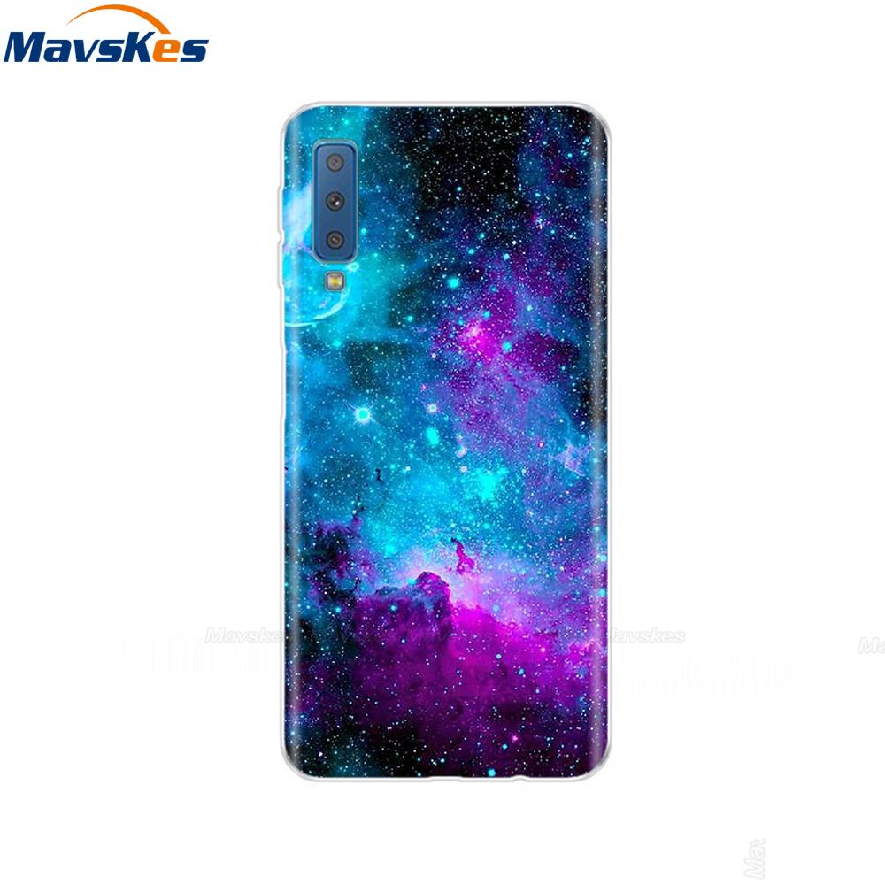 Силиконовый Чехол Для Samsung Galaxy A7 2018 Чехол A750 A750F Чехол 6.0' ТПУ Чехол для Телефона Для Samsung A 7 2018 750 750F Fundas Coque