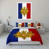 French Flag Bedding Set Bedding Duvet Cover Set Duvet Cover Pillowcases  (1 * Duvet Cover 2 * Pillowcases, without duvet insert)