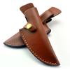 Fixed Blade Knife Straight Holder Cowhide Scabbard Knife Cover Leather Sheath Case Hunting Knife Holsters Belt Buckle