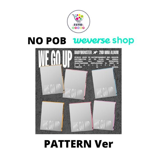 Выберите POB PATTERN Ver МИНИ-АЛЬБОМ BABYMONSTER 2-й WE GO UP