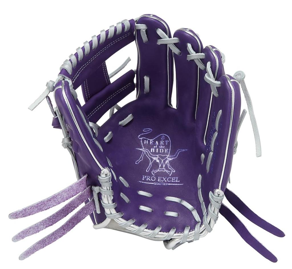 Rawlings PRO EXCEL GR5FHECN62 Бейсбольная перчатка HOH® –Цветовая палитра- Перчатка, Софтбол, Инфилдерская, Фиолетовая, 11,25 дюйма, Для правши