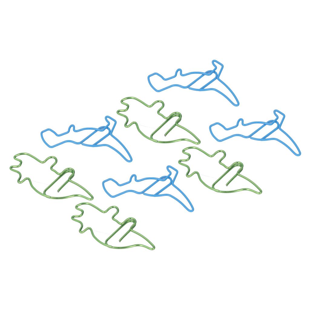 100 шт. скрепок в форме бегемота, динозавра, металлические, милые, стильные, легкие, портативные, офисные, для доктора