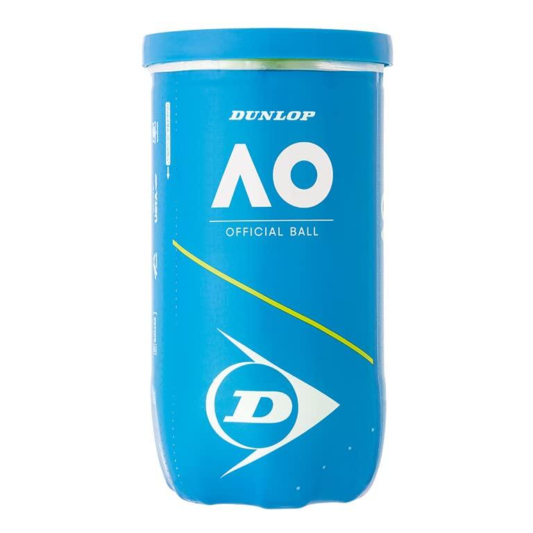 Теннисный мяч DUNLOP AUSTRALIAN OPEN 2 мяча x 1 бутылка DAOYL2TIN Желтый