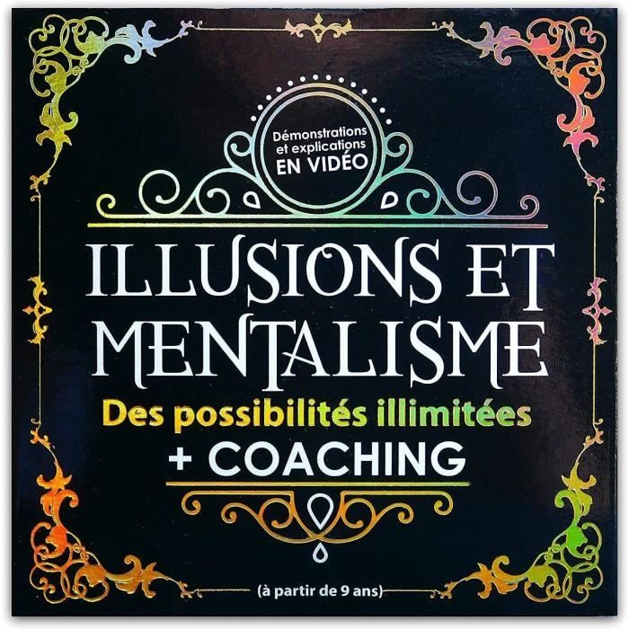 Coffret Magie - Magic Secret - 35 Tours de Magie - Illusions et Mentalisme - À partir de 10 ans