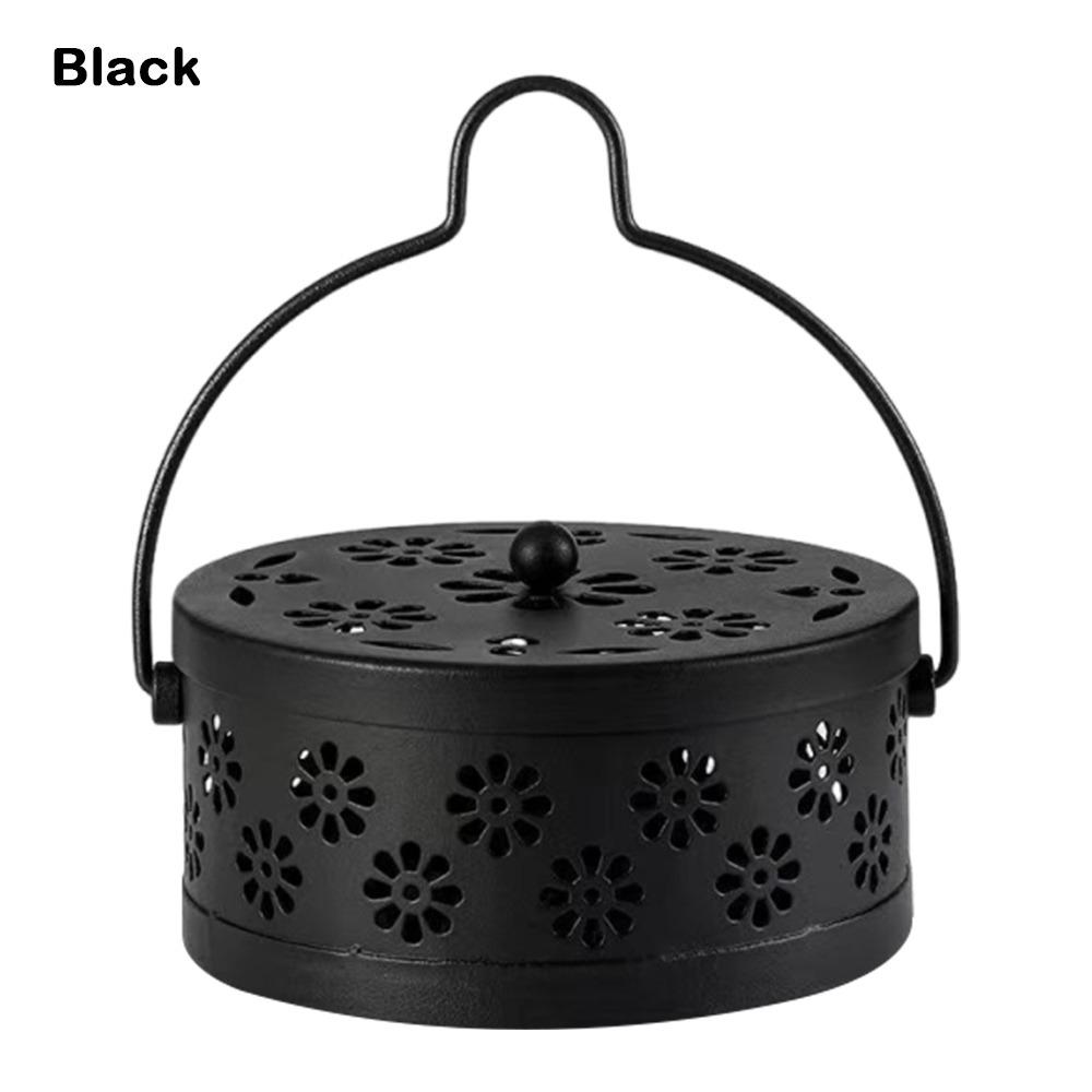 Чехол для спирали от комаров Держатель для лотка Противопожарный держатель для отпугивания комаров Портативная курильница для благовоний