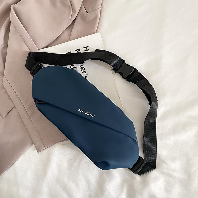 Модная брендовая сумка-мессенджер, мужская поясная сумка, сумка для мобильного телефона для бега на открытом воздухе, многоцелевая вместительная нагрудная сумка, повседневная сумка-мессенджер через плечо.