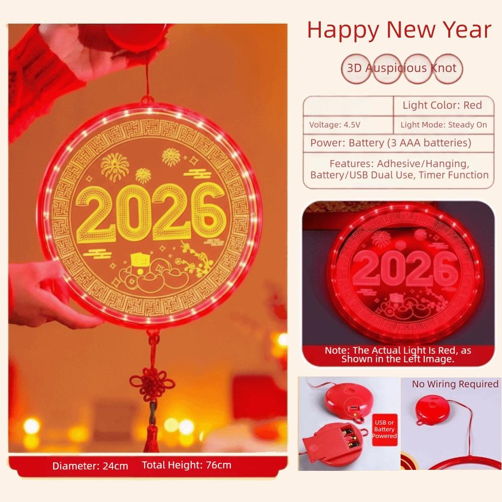Acrylic New Year Lantern Red Hanging Lights New Red Hanging Lanterns Chinese New Year