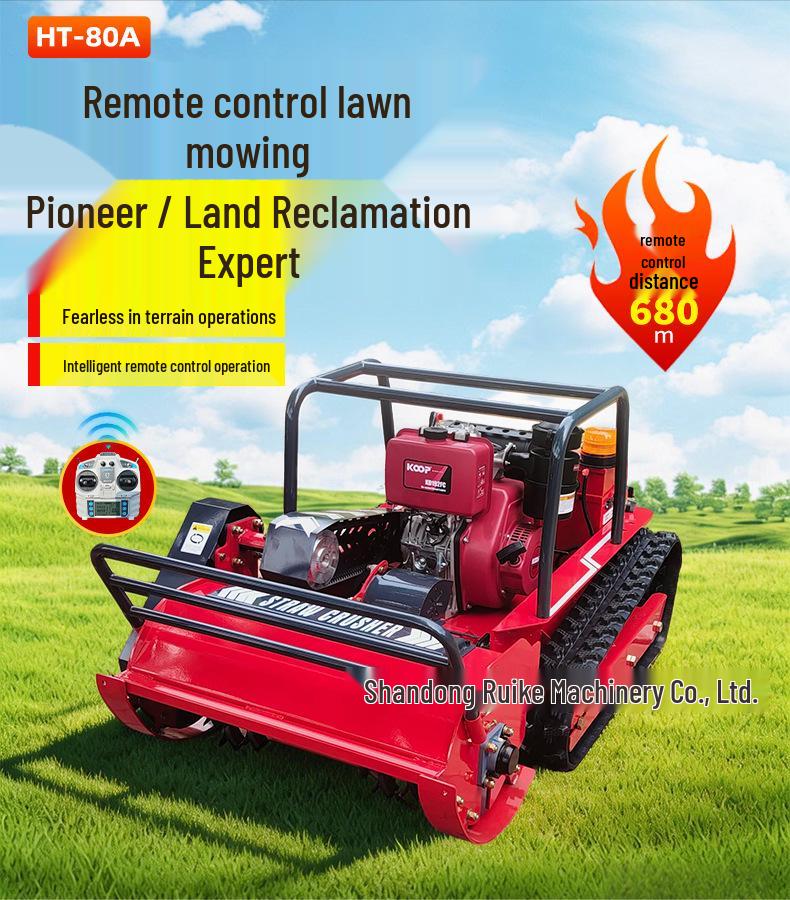 15HP Smart Diesel Lawn Mower & Grass Chipper
