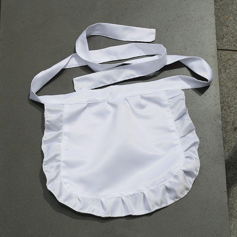 Original Lolita Maid Apron: Cute Soft Bib for Little Cooks