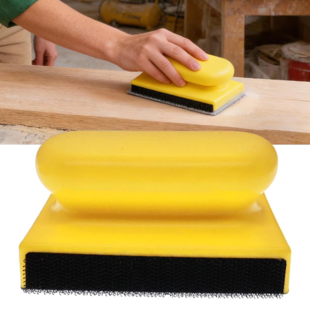 1PC Hand Sanding Block for Woodworking Polishing Supplies Model Sanding Polishing Disc for Renovators Woodworkers Painters