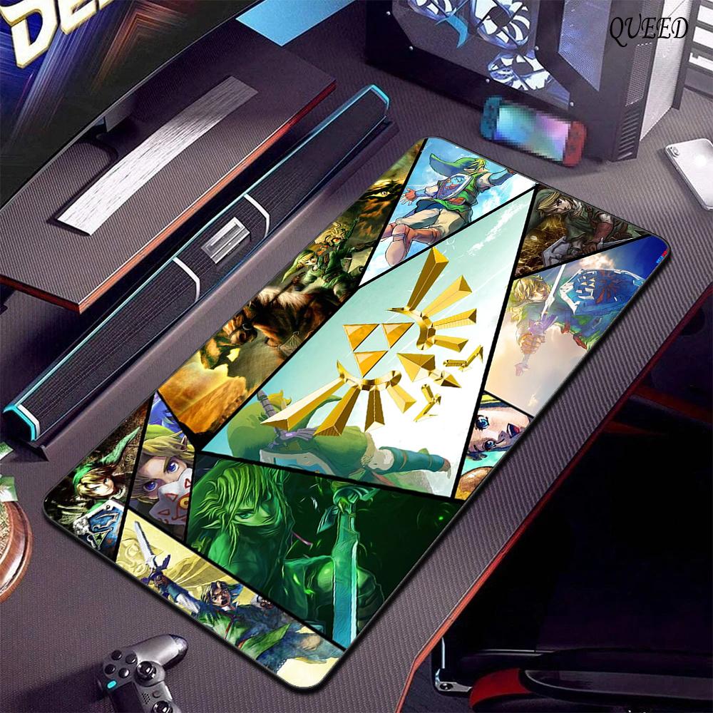 PC Gamer Cabinet Mousepad Gaming Keyboard Computer Pads Kawaii Accessories XXL Z-Zeldas Of L-Legends Mouse Pads Gamer Desk Mat