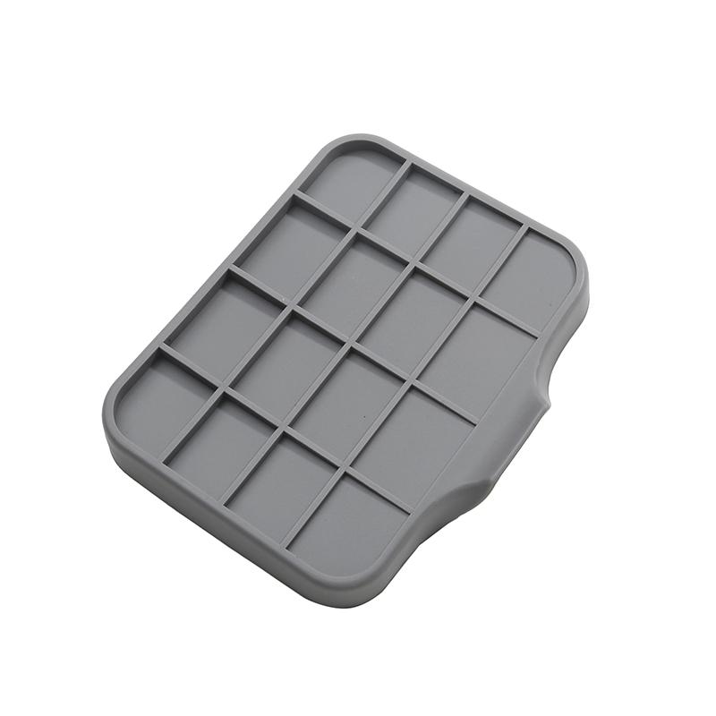 Silica Gel Soap Box Soap Holder Small Opening Silicone Drainable Soap Box Holder Washstand Soap Holder Shelf Home Supplies