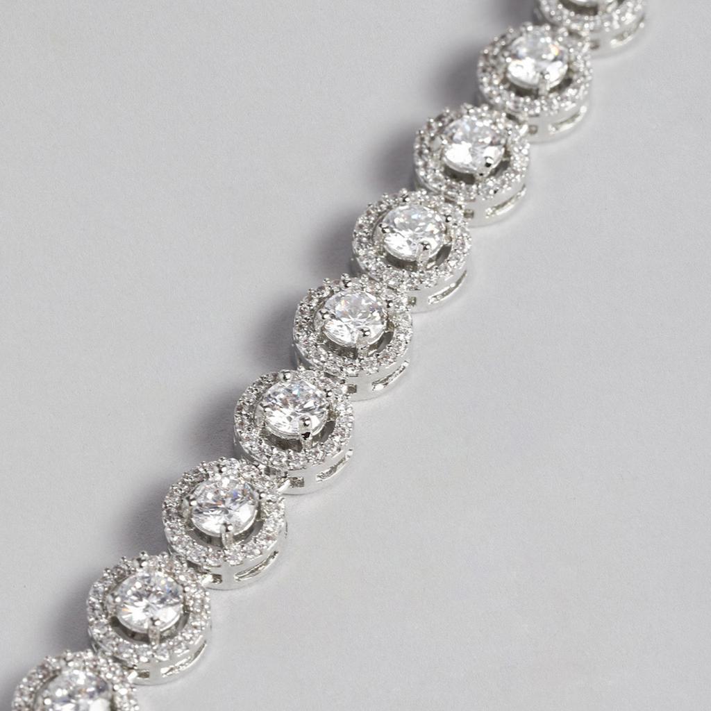 Серебряный браслет с полировкой, серебряные украшения с цирконием, браслет ручной работы, модный женский браслет