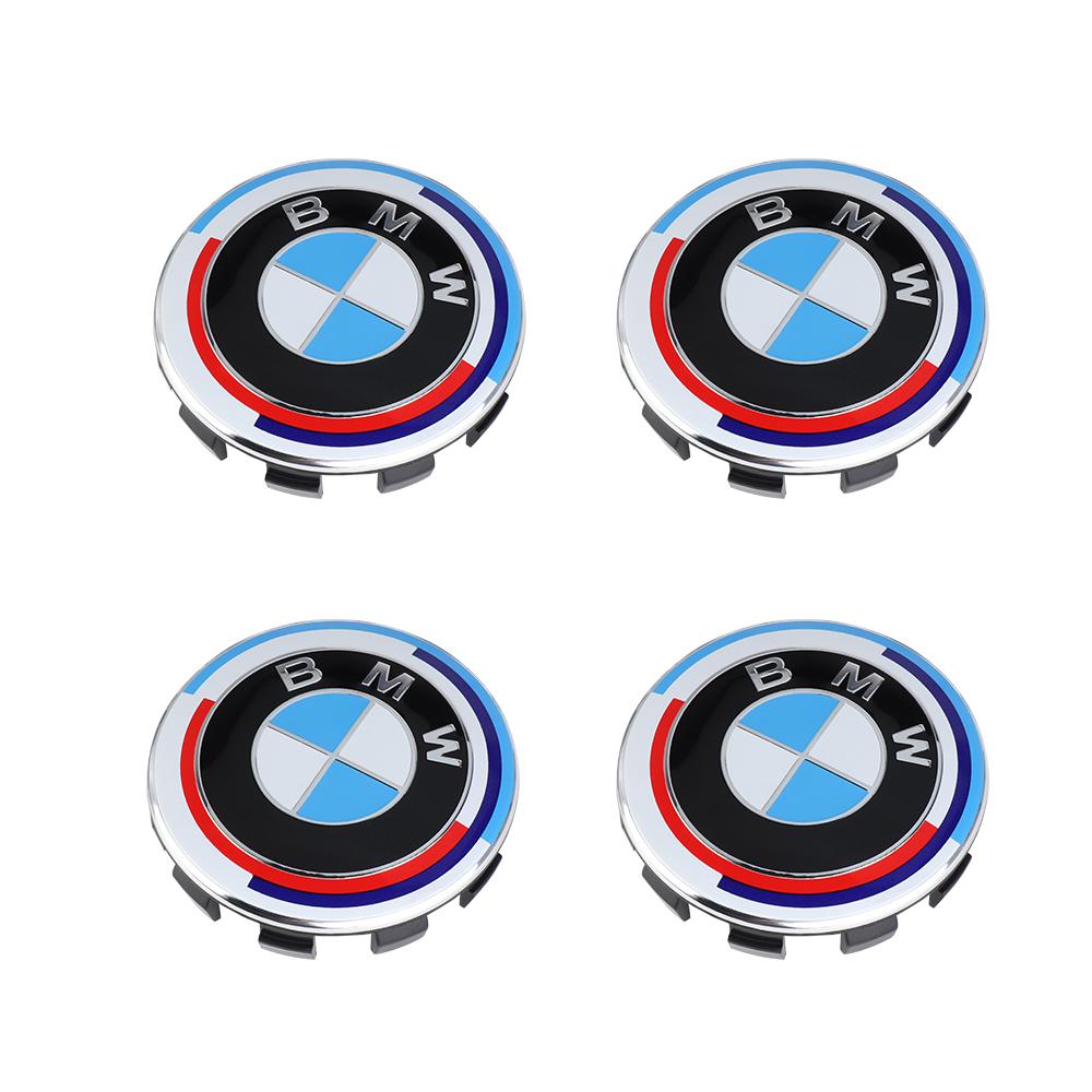 4PCS 56/68mm Auto Hub Caps Car Wheel Center Covers For BMW 3 5 7 Series M M3 M5 M6 F01 F20 F10 X5 Hubcaps Decoration Accessories