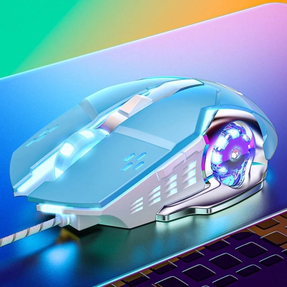 Цветная световая USB-мышь 7-цветная механическая мышь Портативная проводная мышь Компьютерные аксессуары