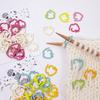 24Pcs Fruit Stitching Markers Crochet Locking Stitching Markers Rings for Knitting Crocheting Weaving Sweater Scarf Hat