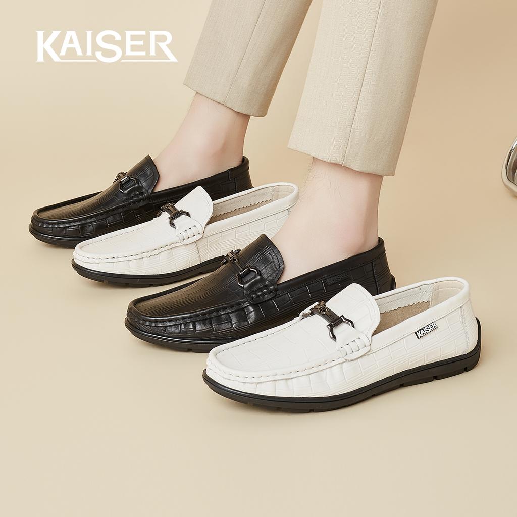 Caesar Genuine Leather Bean Shoes