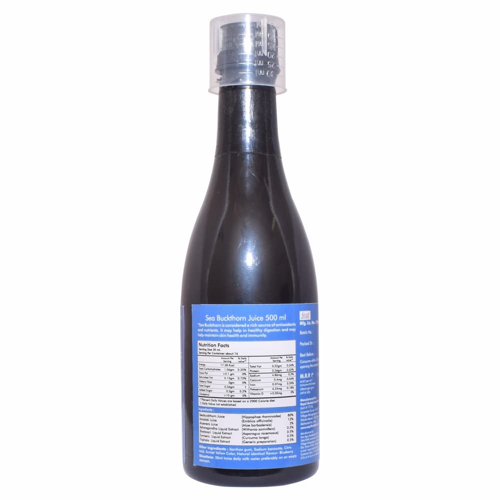 Ved Tattva Sea Buckthorn Juice (500 Ml Pack of 1)